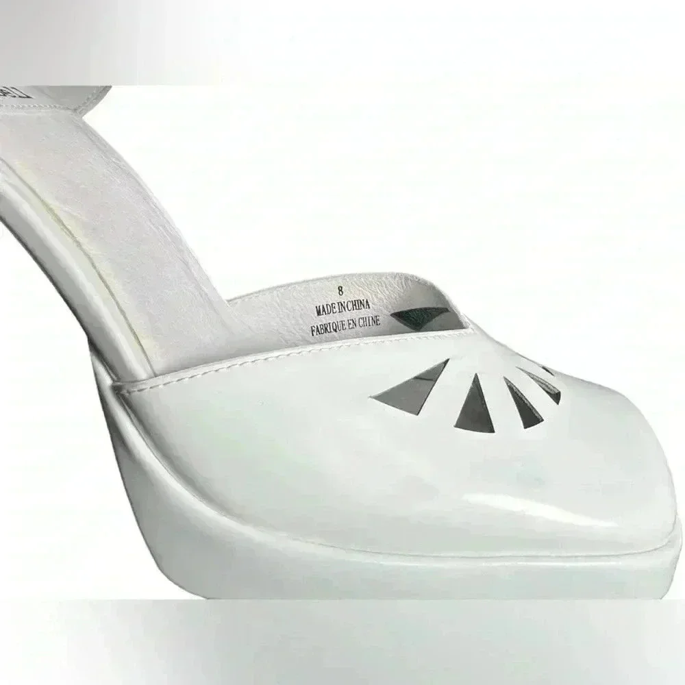 Jeffrey Campbell White Maxxed platform, Mary Jane size 8 $115 Brand New